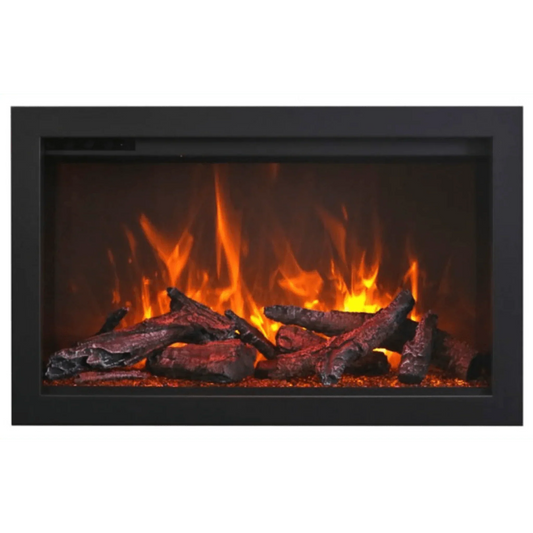 Amantii Traditional 30" Indoor Outdoor Built-In Smart Electric Fireplace Insert | TRD-30