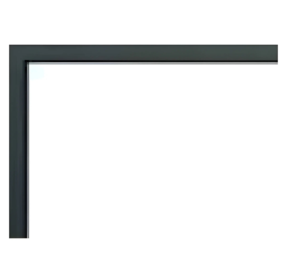 Superior Surrounds Linear Trim Kit - Black Facade for DRL4084 and DRL6084 Gas Fireplaces