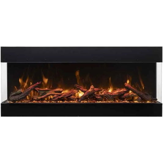Tru View Bespoke 85" Indoor Outdoor 3 Sided Electric fireplace