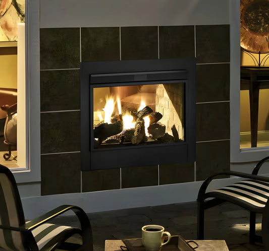 Majestic Twilight 36" Indoor/Outdoor See-Through Gas Fireplace with IntelliFire Natural Gas