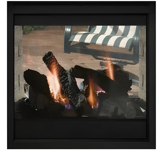 Majestic Twilight Modern 36" Indoor/Outdoor See-Through Gas Fireplace