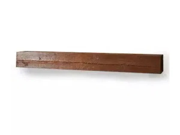 Majestic FMTBNC-72 Design Series 72" Tavern Brown Rustic Style Non-Combustible Mantel Shelf