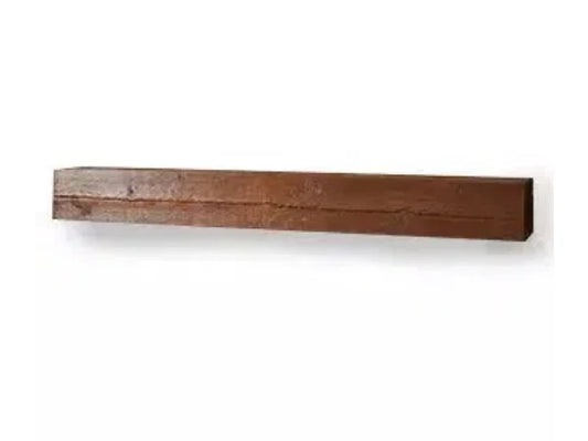 Majestic FMTBNC-72 Design Series 72" Tavern Brown Rustic Style Non-Combustible Mantel Shelf