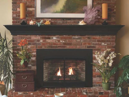 Empire White Mountain Hearth Innsbrook 34" Large Direct Vent Clean Face Traditional Gas Fireplace Insert with Intermittent Pilot Control