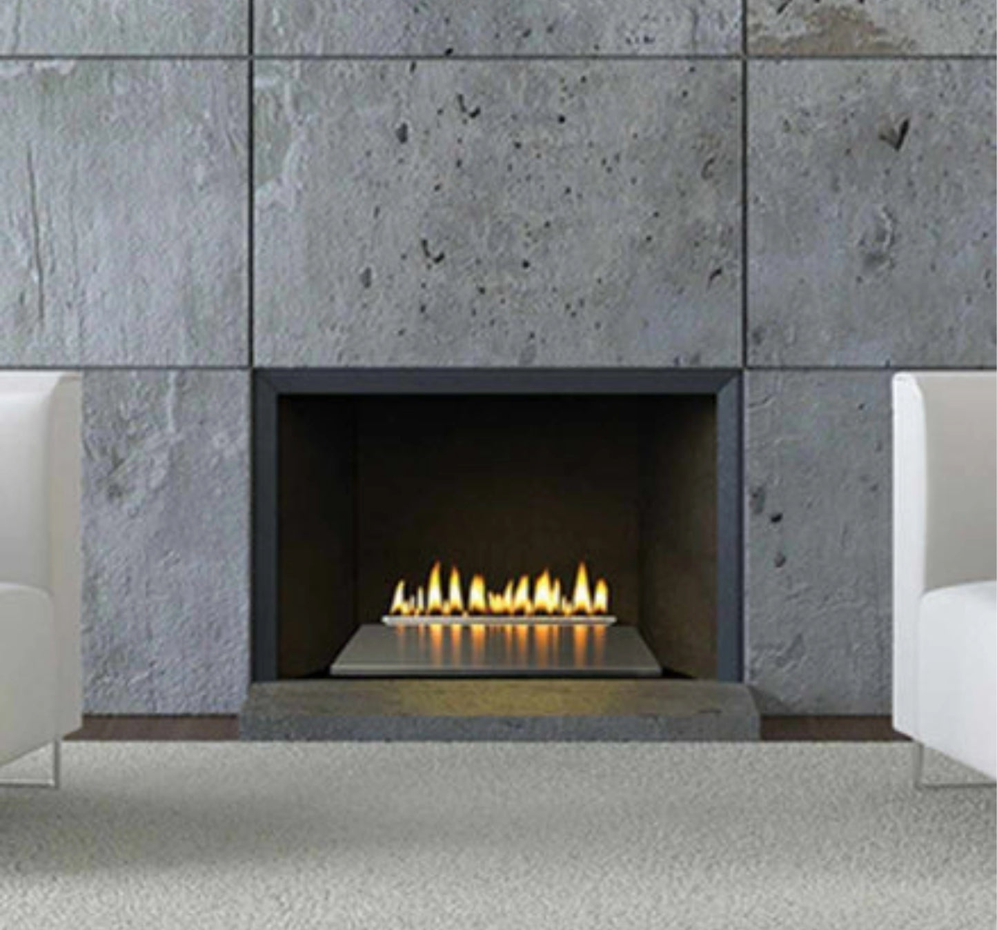 Empire White Mountain Hearth 30" Vent-Free Natural Gas Loft Burner with IPI Ignition & Remote Control