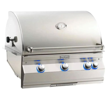 Fire Magic Aurora A660i 34" Built-In Propane Grill with Rotisserie Kit, Analog Thermometer and Optional Magic View Window