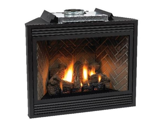 Empire Hearth Tahoe 42" Direct Vent Luxury Gas Fireplace with IPI Control On/Off Switch and Blower
