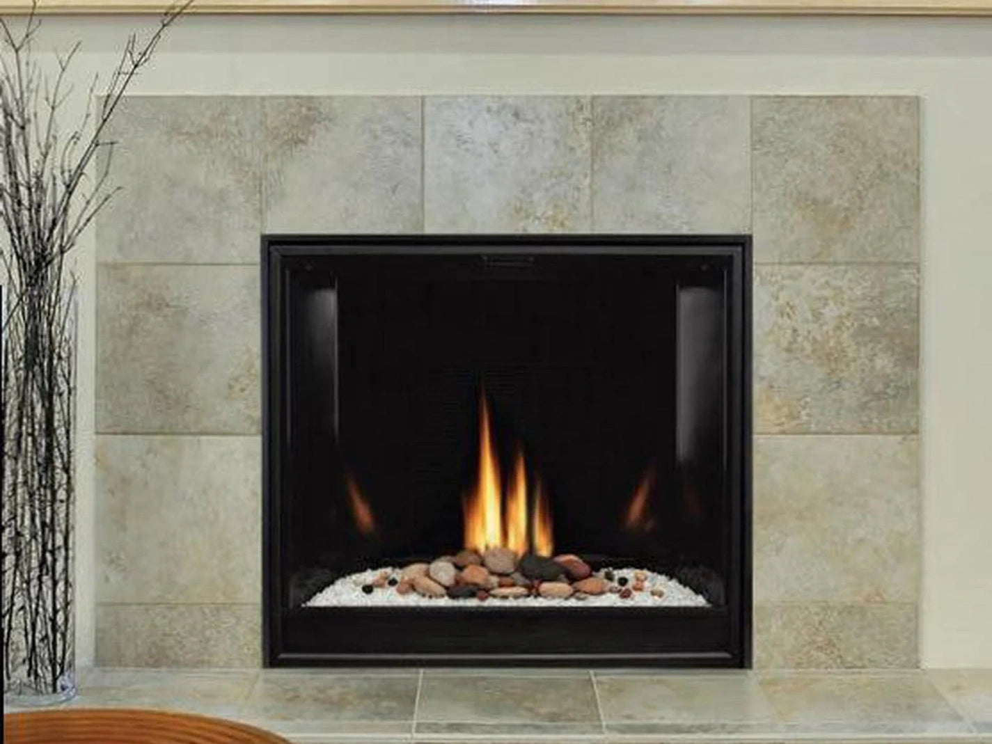 Empire White Mountain Hearth Tahoe Clean Face 42" Direct Vent Premium Contemporary Gas Fireplace with IPI Control and On/Off Switch