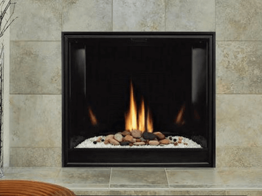 Empire White Mountain Hearth Tahoe Clean Face 42" Direct Vent Premium Contemporary Gas Fireplace with Millivolt Control and On/Off Switch