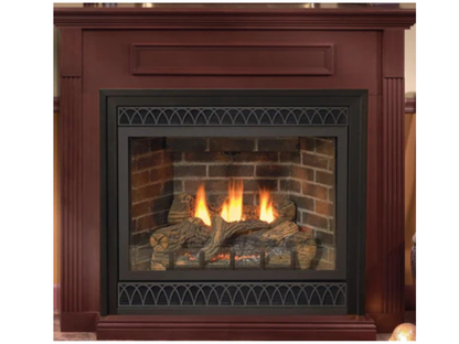 Empire White Mountain Hearth Tahoe 42" Direct Vent Deluxe Propane Gas Fireplace with IPI Control On/Off Switch and Blower