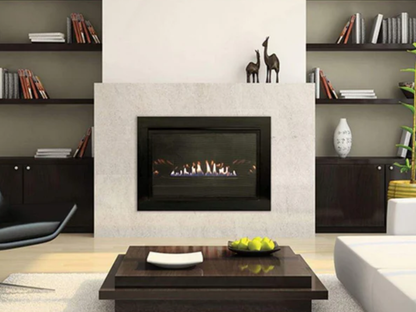 Empire White Mountain Hearth Loft 20" Vent Free Small Gas Fireplace Insert with Millivolt Control and On/Off Switch