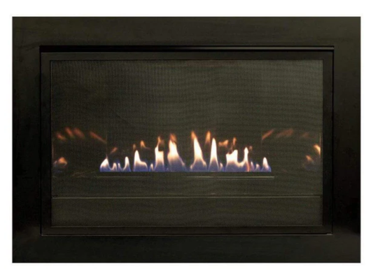Empire White Mountain Hearth Loft 30" Vent Free Small Gas Fireplace Insert with Millivolt Control and On/Off Switch