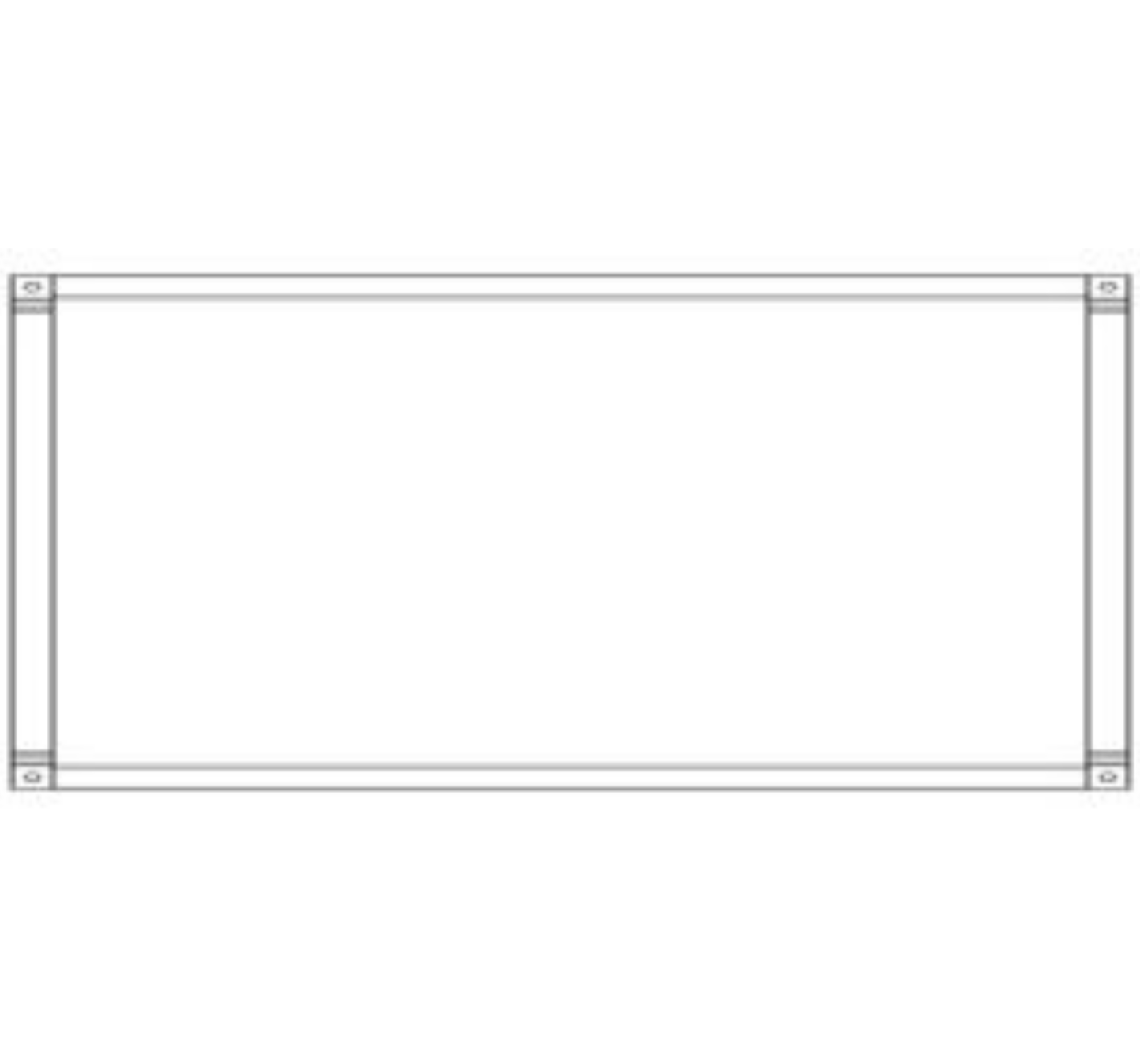 Empire White Mountain Hearth Distressed Pewter Forged Iron Frame for 36" Rushmore Direct Vent Fireplace