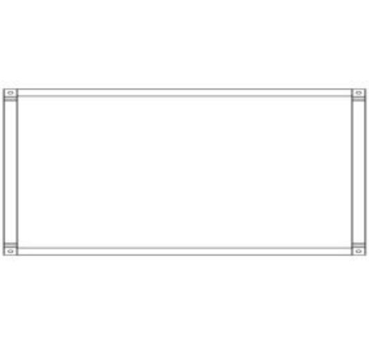 Empire White Mountain Hearth Black Forged Iron Frame for 30" Rushmore Direct Vent Fireplace