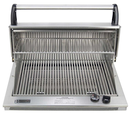 Fire Magic Deluxe Classic 24" Drop-In Natural Gas Grill with Stainless Steel Rod Cooking Grids