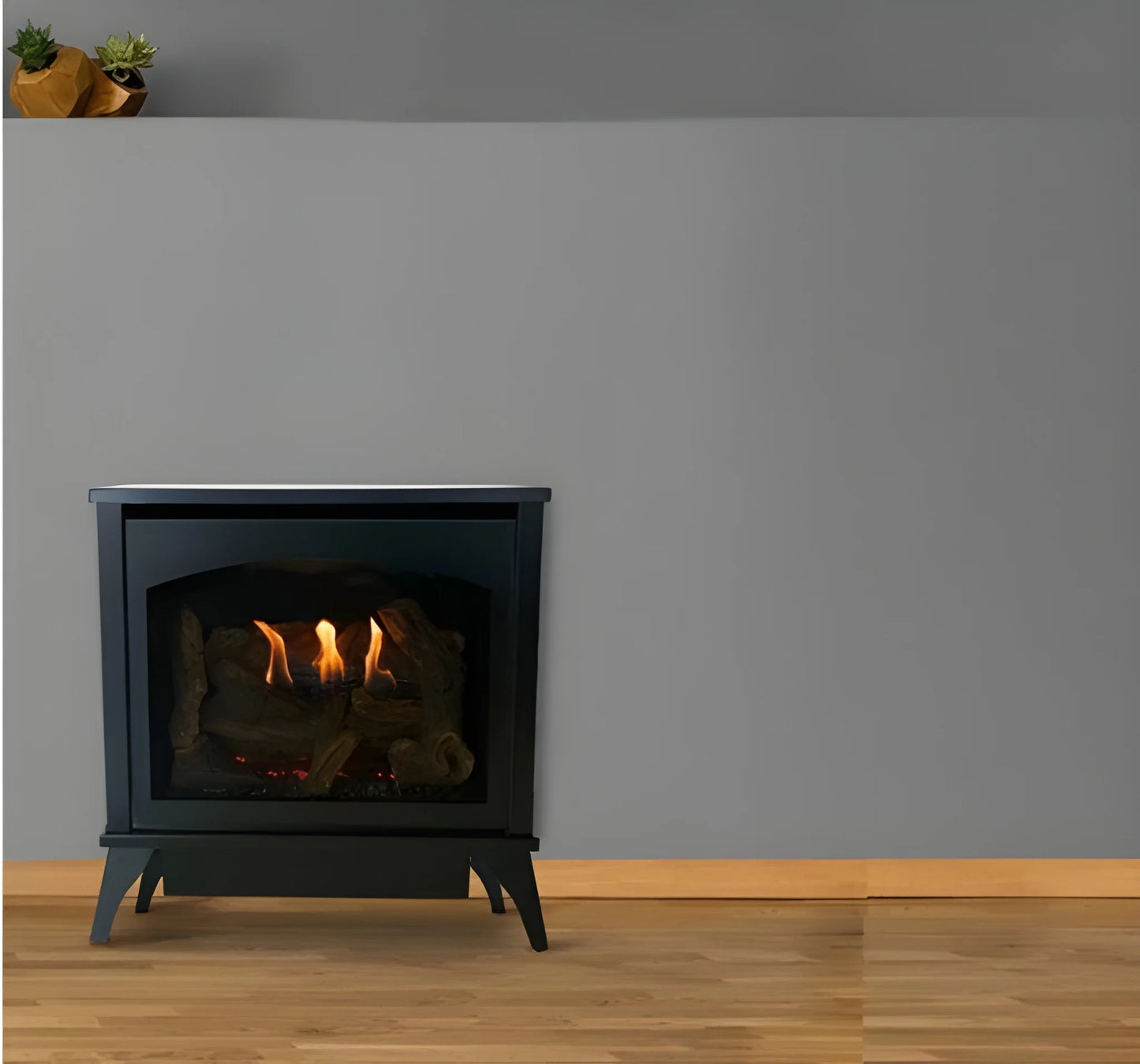 Empire Hearth Spirit 22" Vent Free Small Steel Stove with IPI Control and On/Off Switch