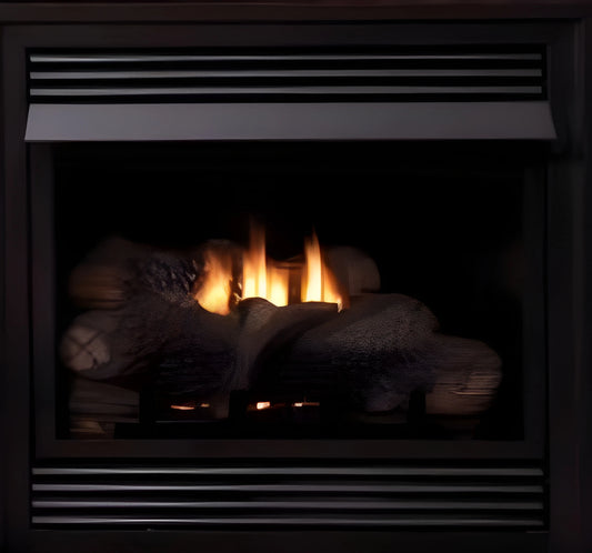 Empire Hearth Vail 26" Vent Free Premium Gas Fireplace with Slope Glaze Burner and Millivolt Control