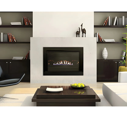 Empire White Mountain Hearth Loft 28" Vent Free Small Gas Fireplace Insert with IPI Control and On/Off Switch