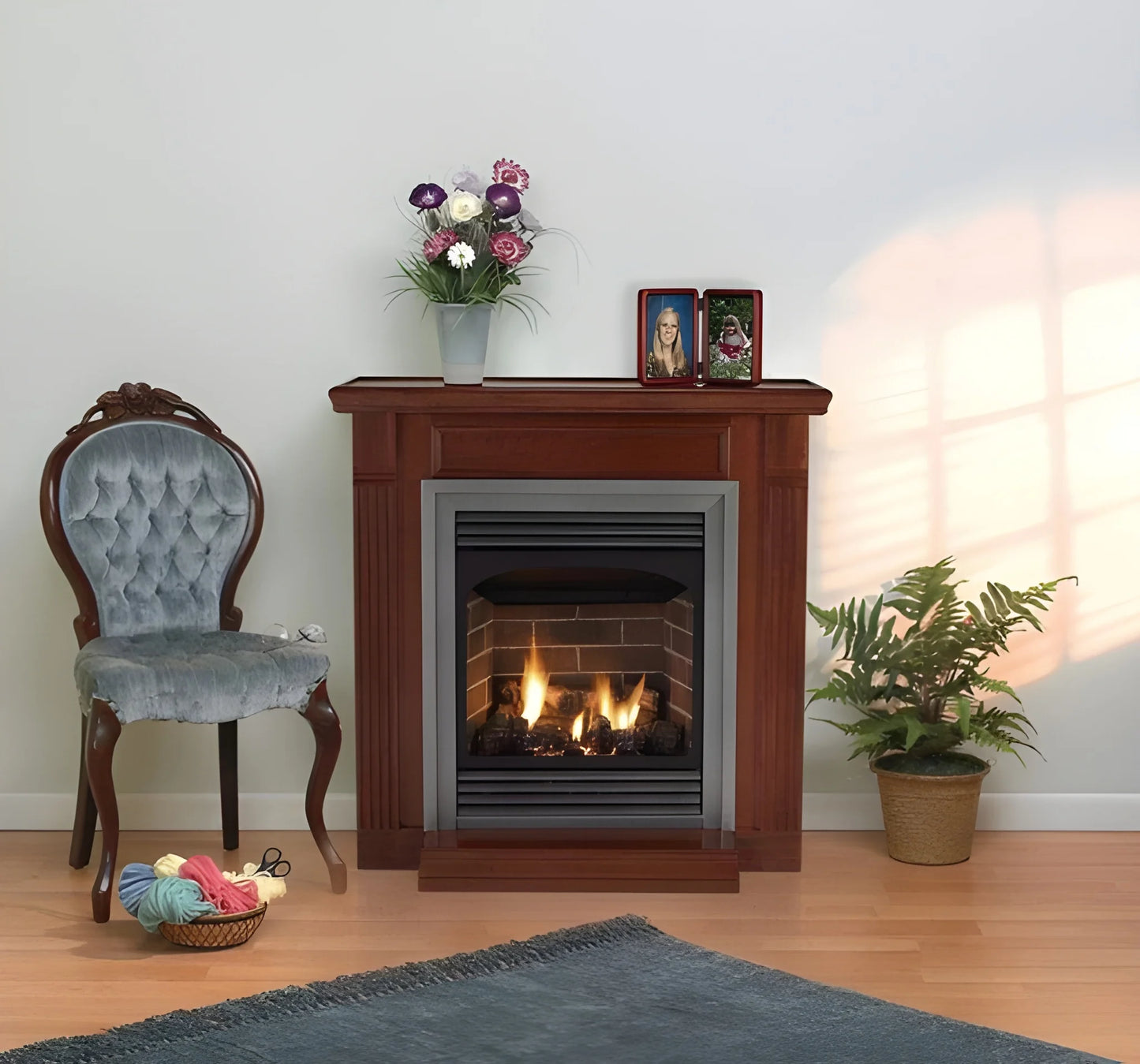 Empire Hearth Vail Premium 24" Vent Free Fireplace Intermittent Pilot with On/Off Switch