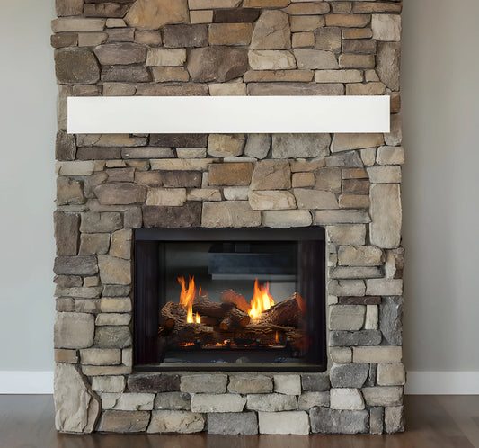 Empire Hearth Breckenridge 36" Flush Front Vent Free Peninsula Premium Firebox