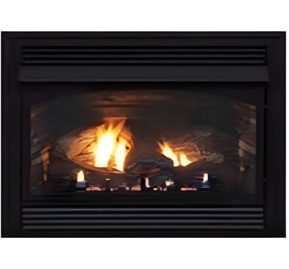 Empire White Mountain Hearth Vail 32" Vent Free Premium Gas Fireplace with IPI Control On/Off Switch and Blower