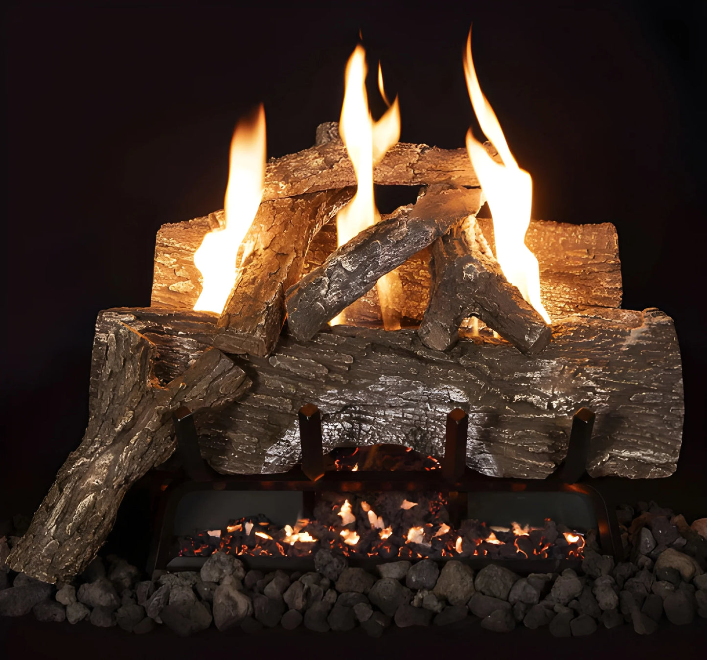 Grand Canyon Aged Red Oak Vent Free Gas Log Set