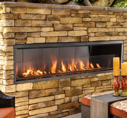 Superior VRE4636 36" Vent Free Linear Outdoor Fireplace with Electronic Valve