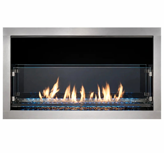 Superior VRE4672 72" Outdoor Natural Gas Vent-Free Gas Fireplace with Linear & Electronic Ignition