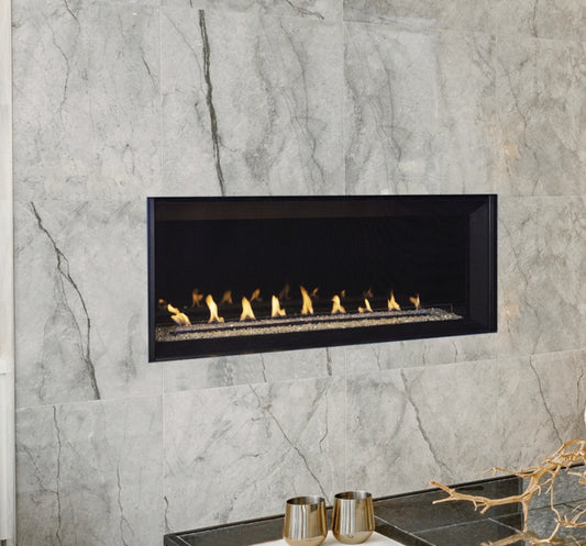 Superior VRL6048 48" Vent-Free Gas Fireplace with Linear, Lights & Electronic Ignition