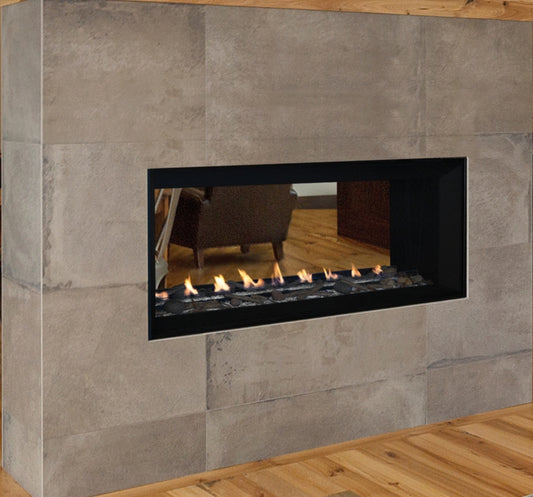 Superior VRL6048 48" Vent-Free Gas Fireplace with Linear, Lights & Electronic Ignition