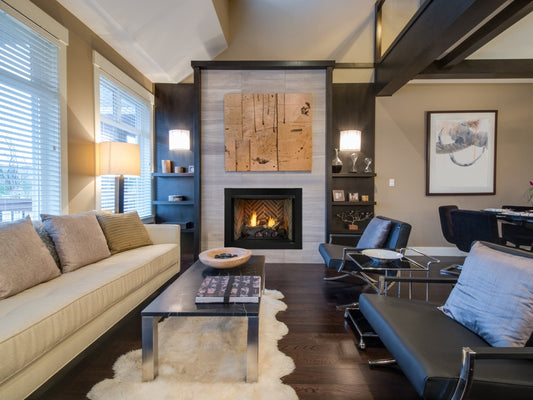Monessen Lo-Rider 36" Circulating Clean Face Gas Firebox Multi-tonal Brown Traditional panels