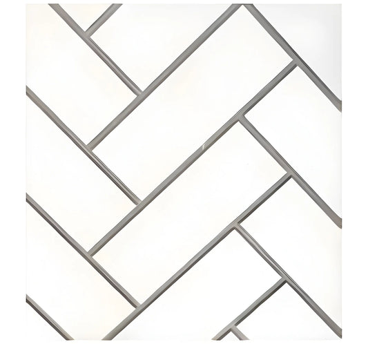 Empire Hearth Blackburn 36/44/54 Inch White Herringbone Brick Liner Set