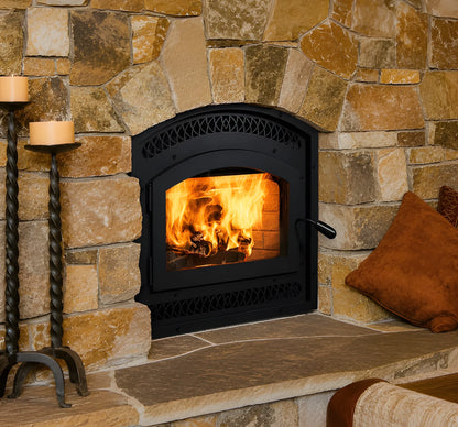 Superior WCT6920 Traditional Fireplace with White Stacked Brick