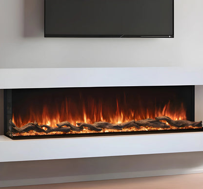 Modern Flames Ready to Finish Studio Suite Premium Wall Mounted Cabinet for 44" Landscape Pro Multi Fireplace