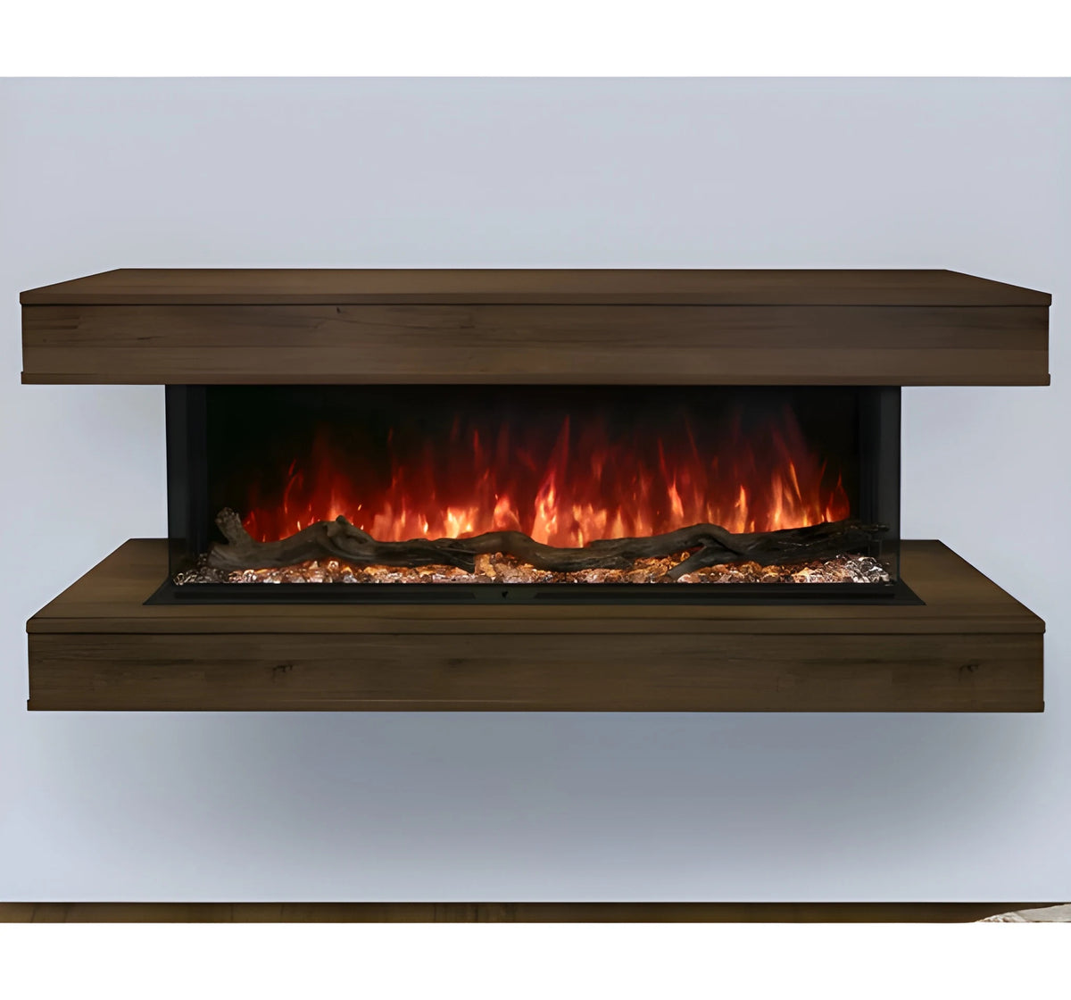 Modern Flames Ready to Finish Studio Suite Premium Wall Mounted Cabinet for 44" Landscape Pro Multi Fireplace