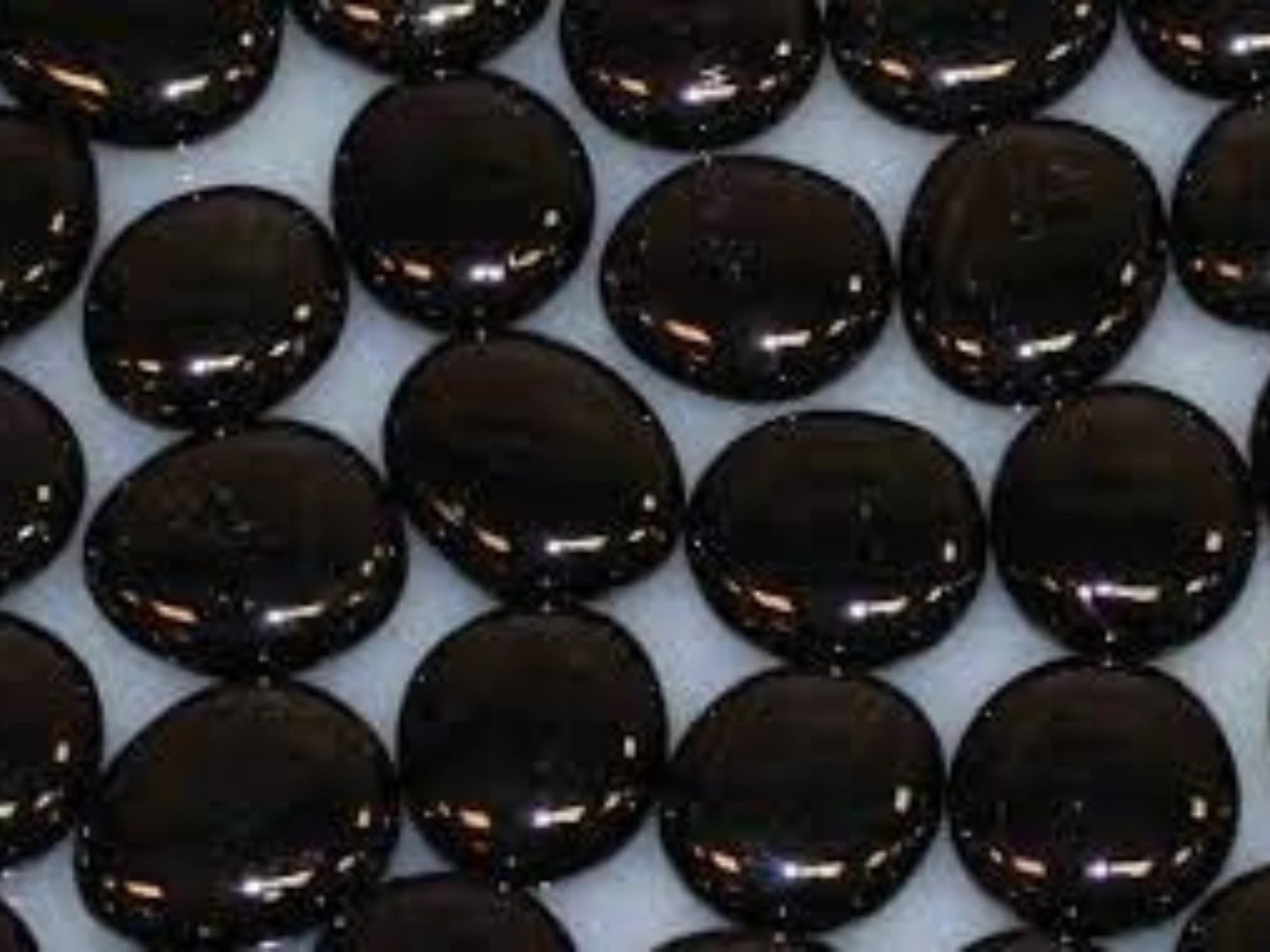 Drops 1-in., Onyx Solid, approx. 1 sq. ft.