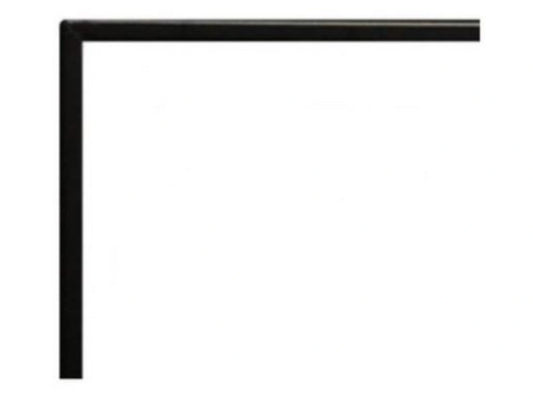Trim Kit, Beveled, Adjustable, 1-in., Matte Black