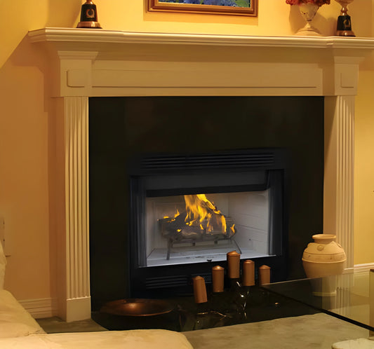 Superior WRT/WCT 2042 42" Insulated Radiant Wood-Burning Fireplace with White Stacked Refractory Panels