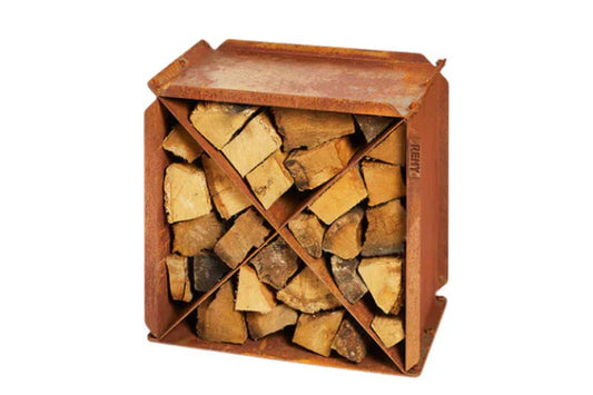 RB73 Blox 2mm CorTen Steel Wood Storage