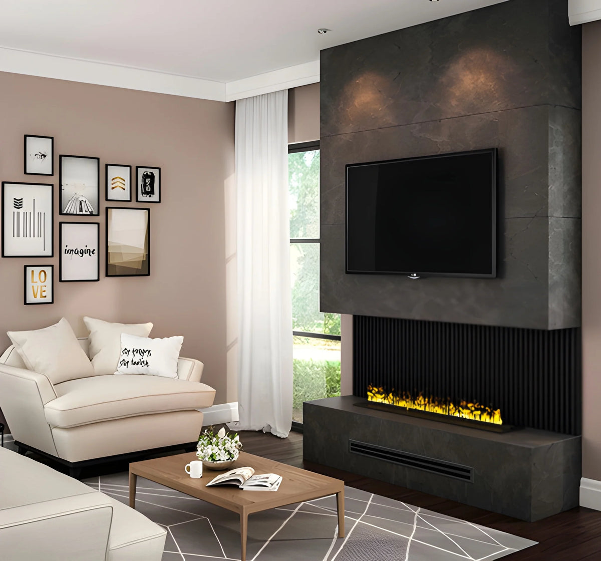 Dimplex Opti-Myst Pro 1000 Water Vapor 40" Electric Fireplace Cassette CDFI1000-PRO