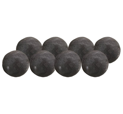 Grand Canyon Black 4 Inch 8 Pc Cannon Ball Set Fire Media