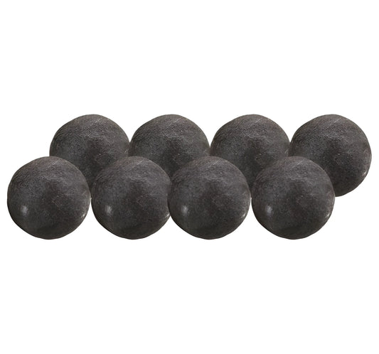Grand Canyon Black 4 Inch 8 Pc Cannon Ball Set Fire Media