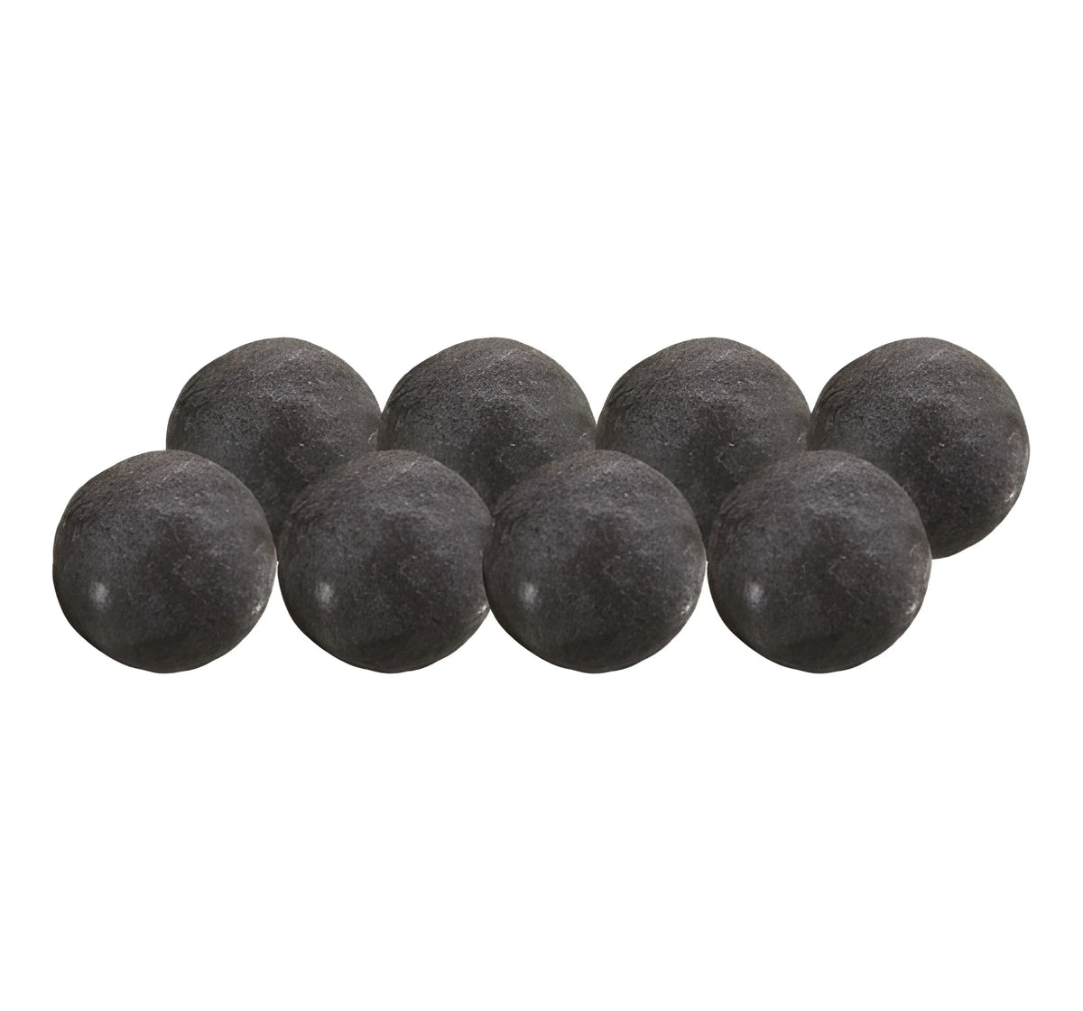 Grand Canyon Black 4 Inch 8 Pc Cannon Ball Set Fire Media