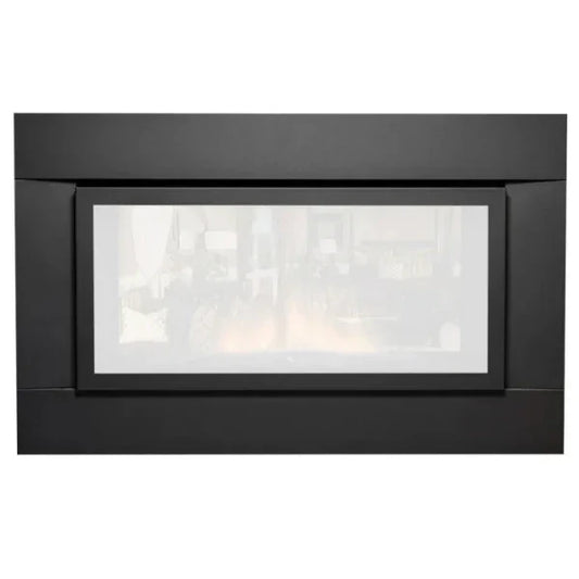 Amantii Sierra Flame 41.5" x 24.75" Black Surround With Access Panel For Palisade Fireplace | PALISADE-36-SURR-AP