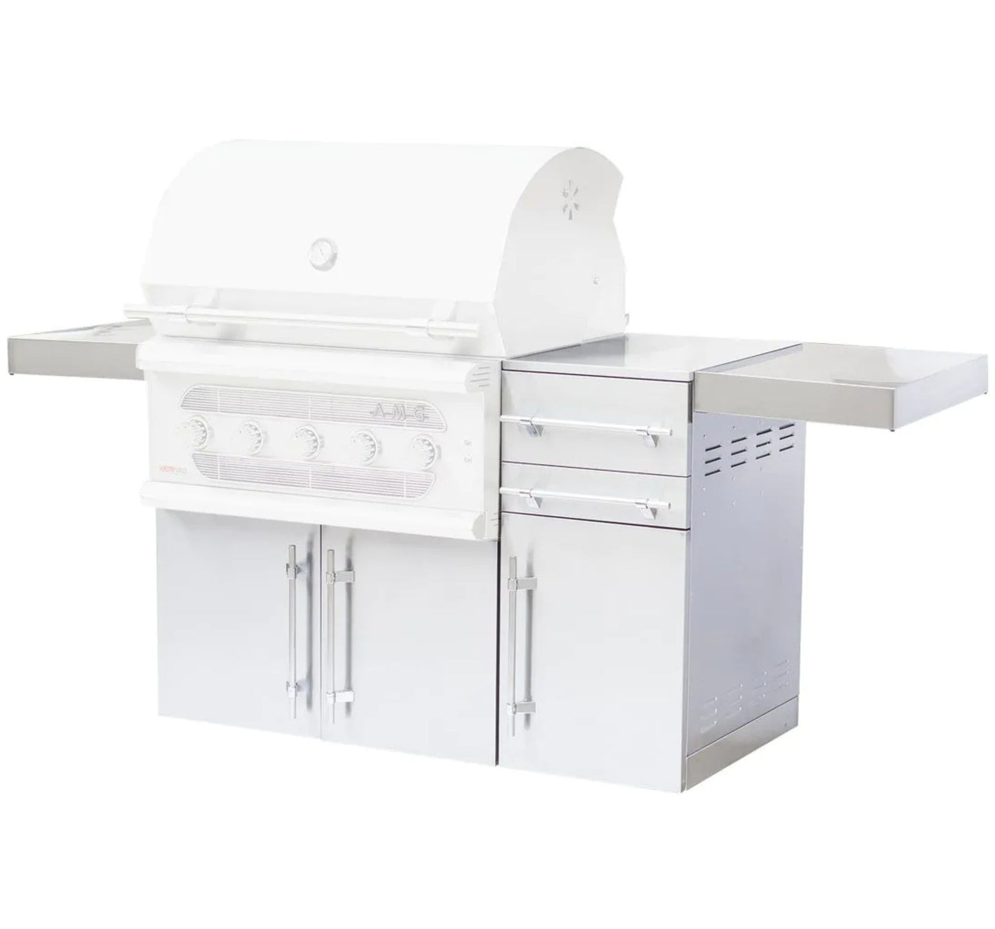 American Made Grills Hybrid Encore Muscle Series 36 Inch Freestanding Grill Cart