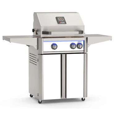 AOG L-Series 24" 2-Burner Portable Gas Grill with Backburner and Rotisserie Kit