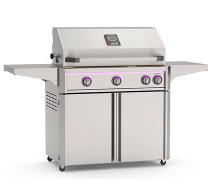 AOG L-Series 36" 4-Burner Portable Gas Grill with Backburner and Rotisserie Kit