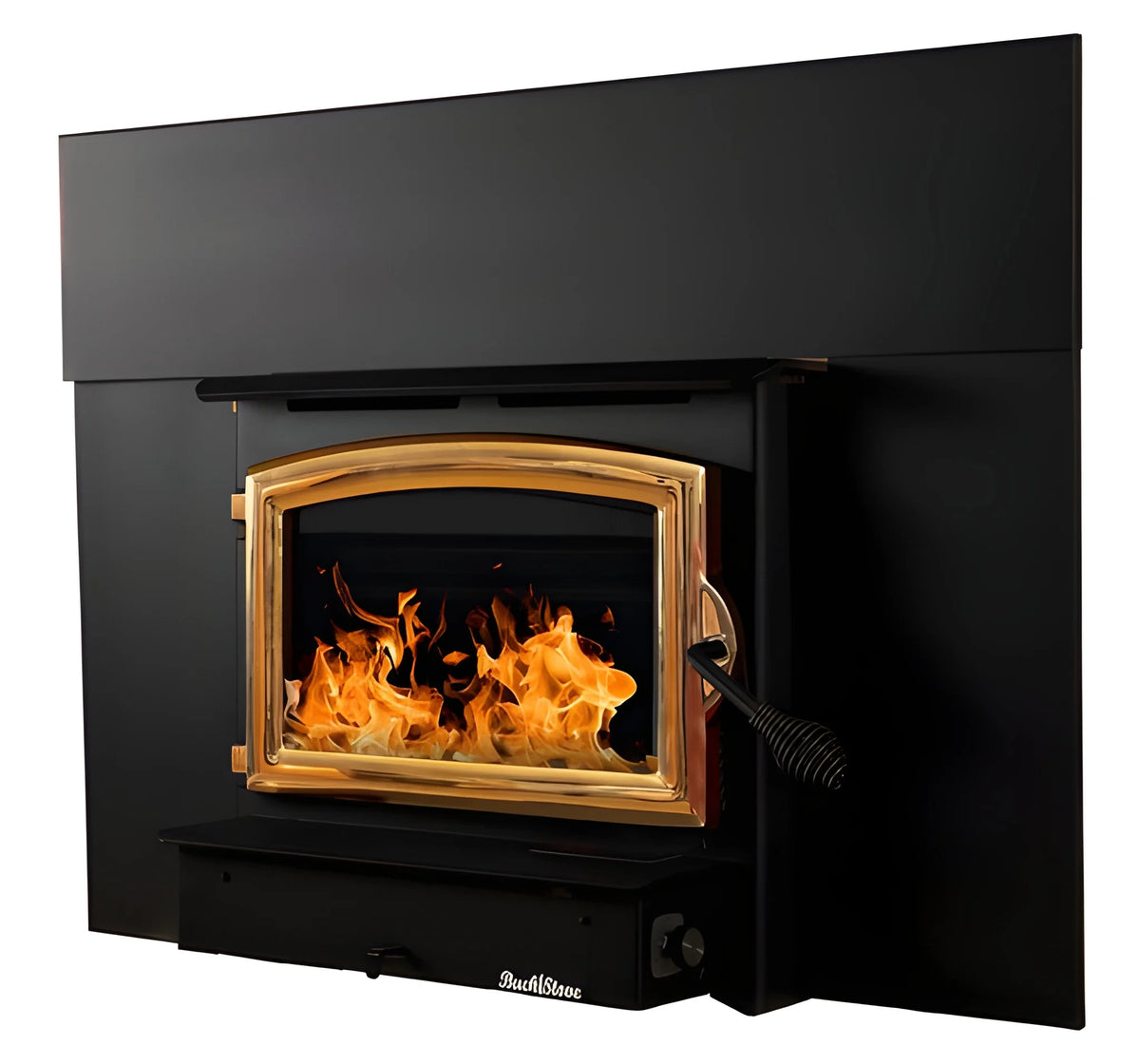 Buck Stove Model 21 Non-Catalytic Wood Stove With Gold Door