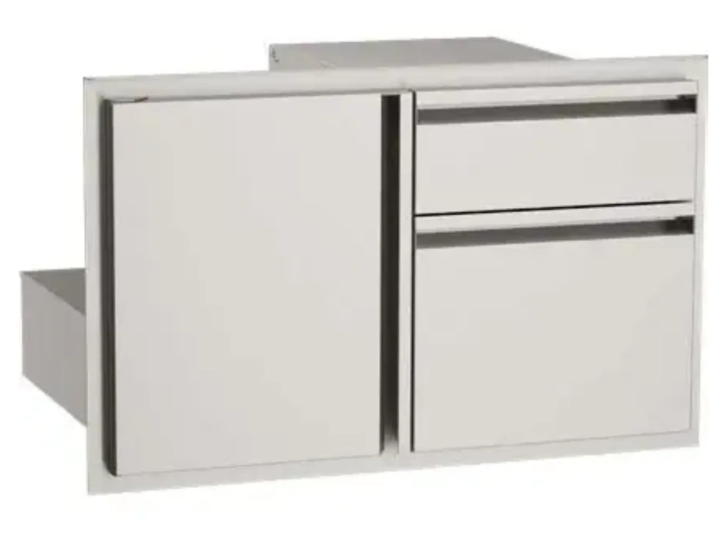 AOG 30" Stainless Steel Access Door with Double Drawer