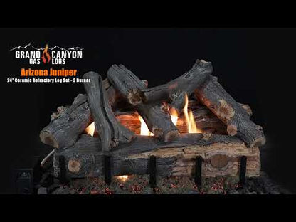 Grand Canyon Arizona Juniper Indoor/Outdoor Vented Gas Log Set (Logs Only)